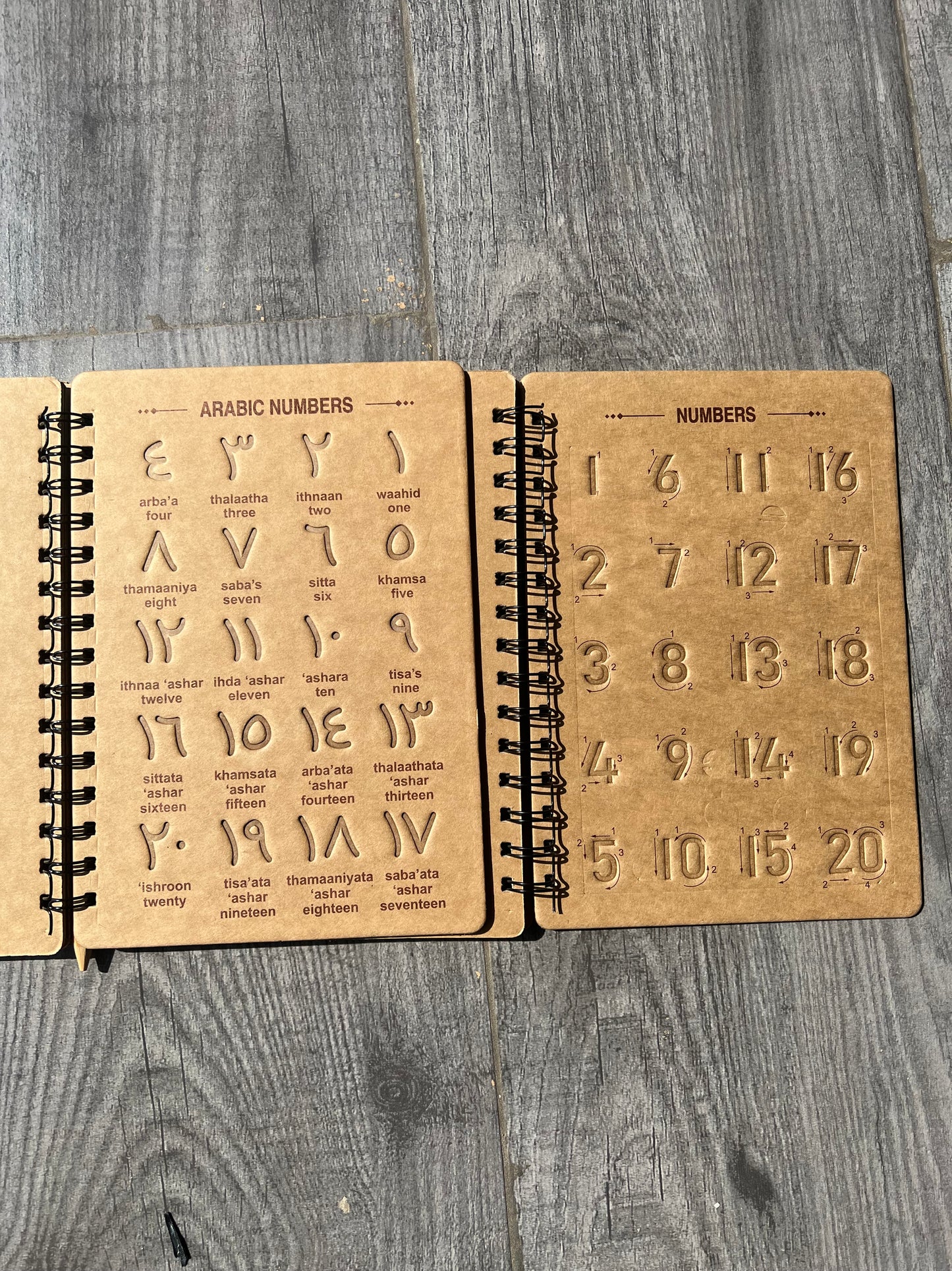 Grooved Tracing Kit(Reusable)English + Arabic